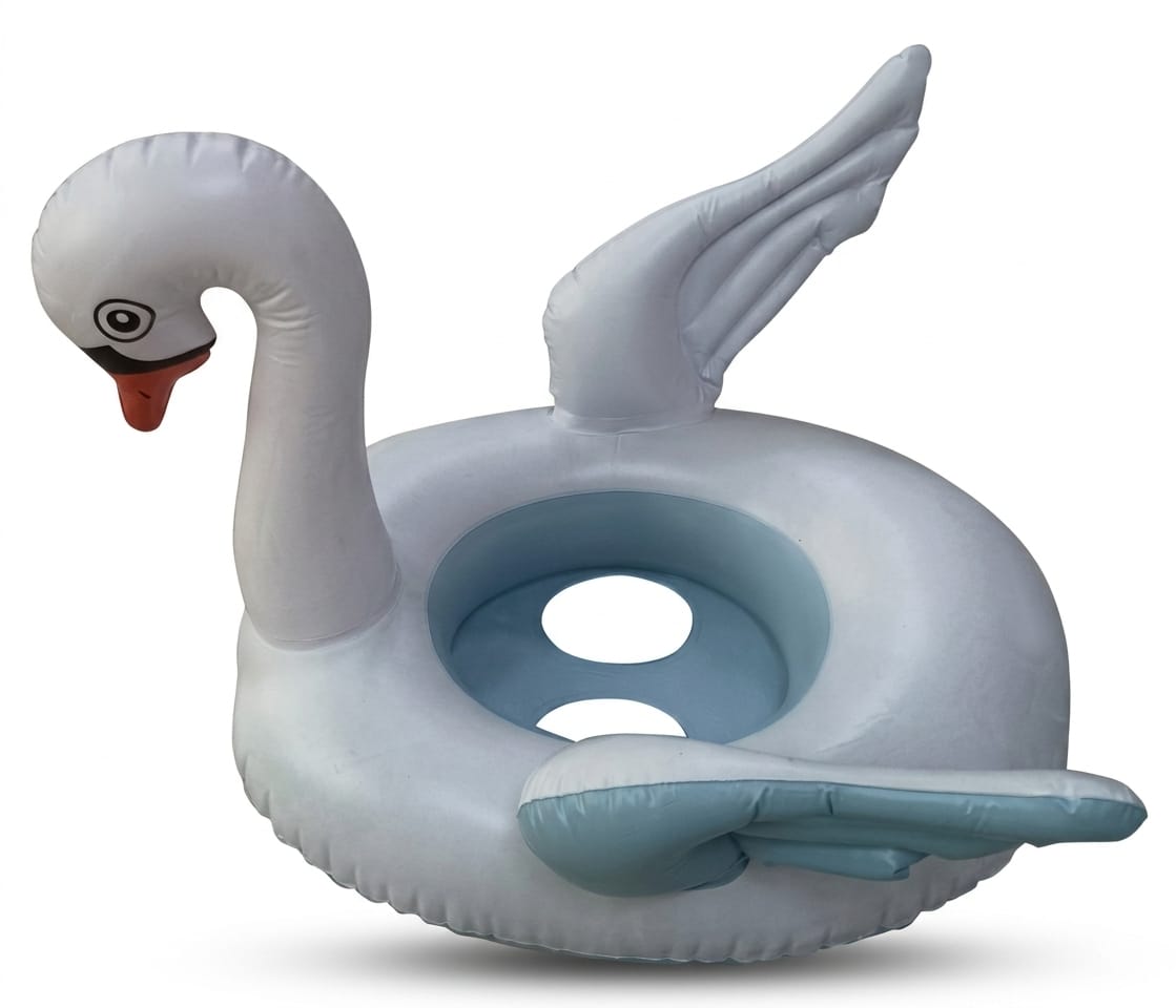 Blue Swan Baby Swimming Tube Baby Pool Float for Kids with Seat