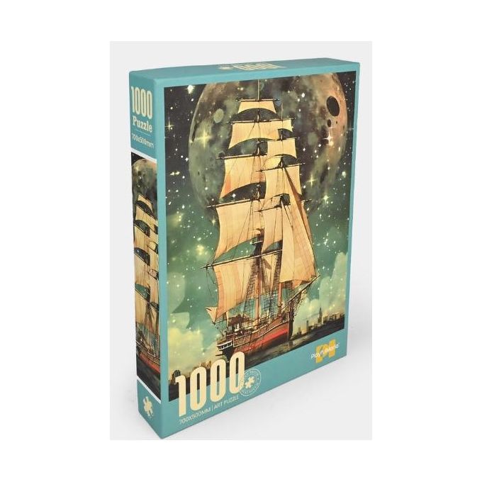 Jigsaw puzzle: Ship at night