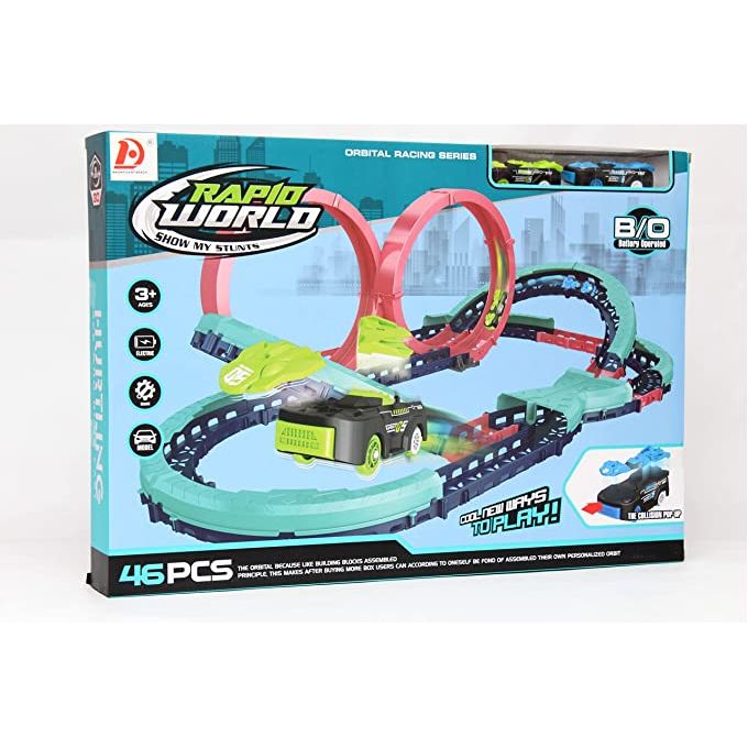Rapid Track With 2 Cars