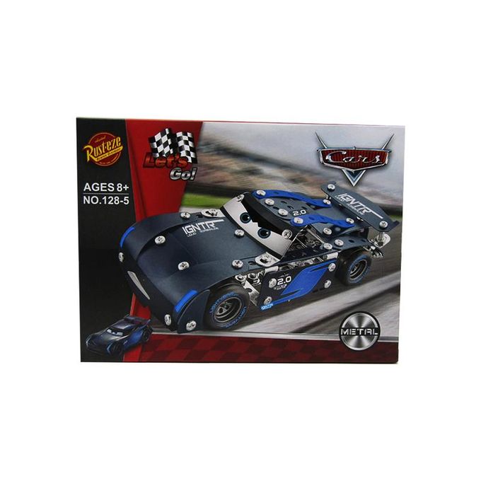 Car building set, metal model car kit for assembly, educational toy