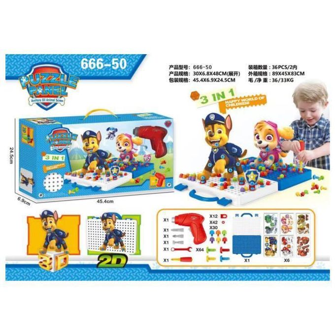 3-in-1 Panel Building Kit - PAW Patrol Edition