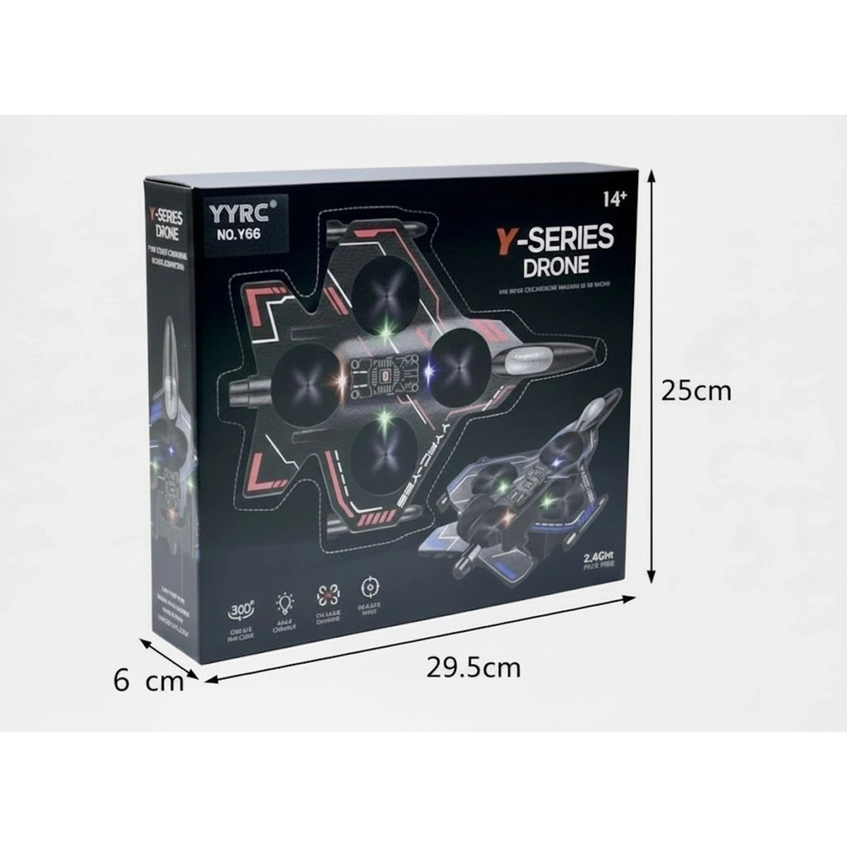 Y66 Warplane Toy with Remote Control and Lights