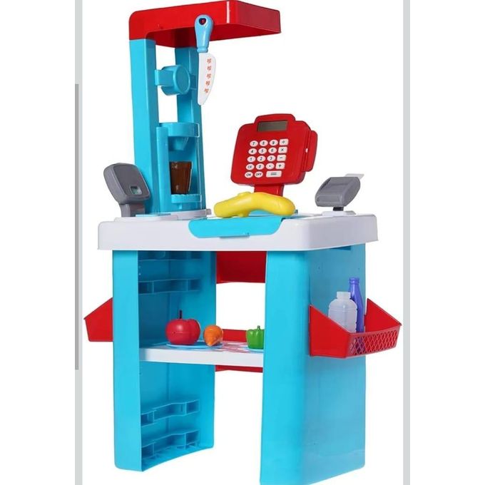 The cashier table game is suitable for both genders, for children aged 3 years and above.