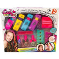 Fashion Girl Nail and Hair Beauty Kit from Cool Collection, a children's beauty set with hair chalk, nail polish,