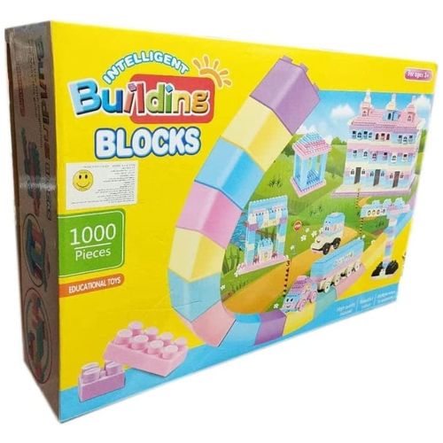 Building Blocks 1000 Pieces, Plastic