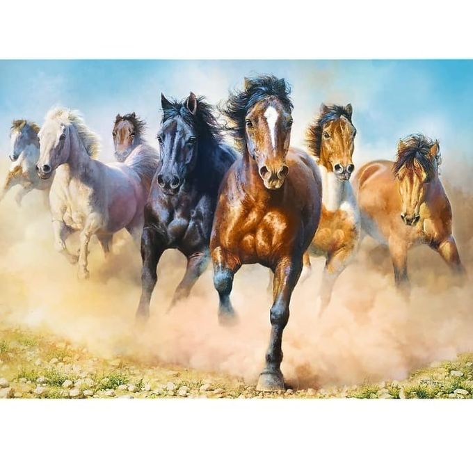 Trevel Horse Puzzle Game - Multicolor, Suitable for ages 3 and up