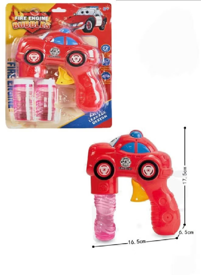 Car Bubble Gun Toy for Kids - Red