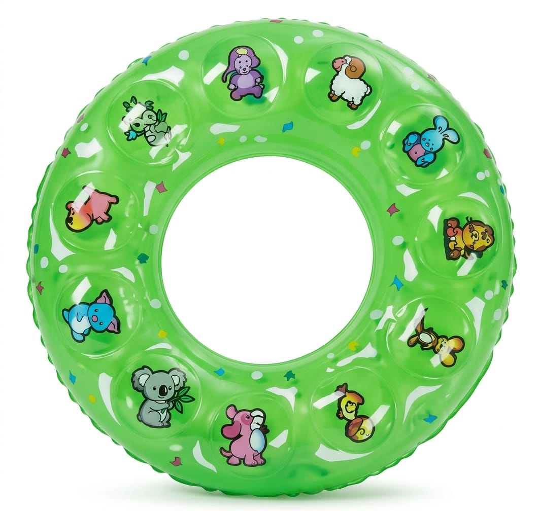Size 80cm Inflatable Pool Floats Swimming - green