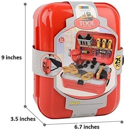 Plastic workshop 25pcs backpack suitcase