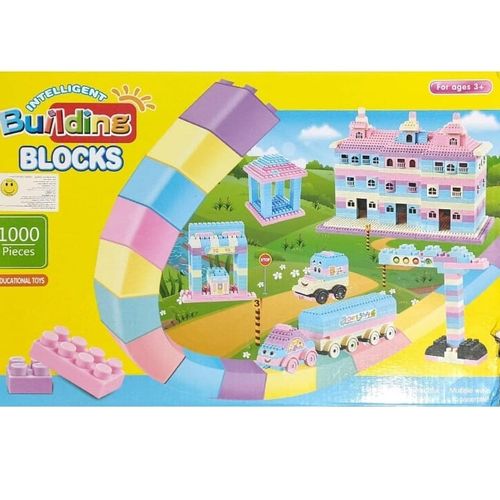 Building Blocks 1000 Pieces, Plastic