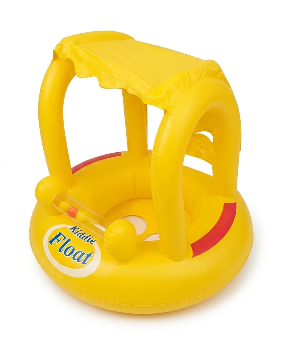 inflatable float boat - Yellow