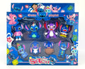 Set of silicone figures Lilo and Stitch 8 pcs