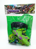 Hulk costume + gloves + shield, shooting