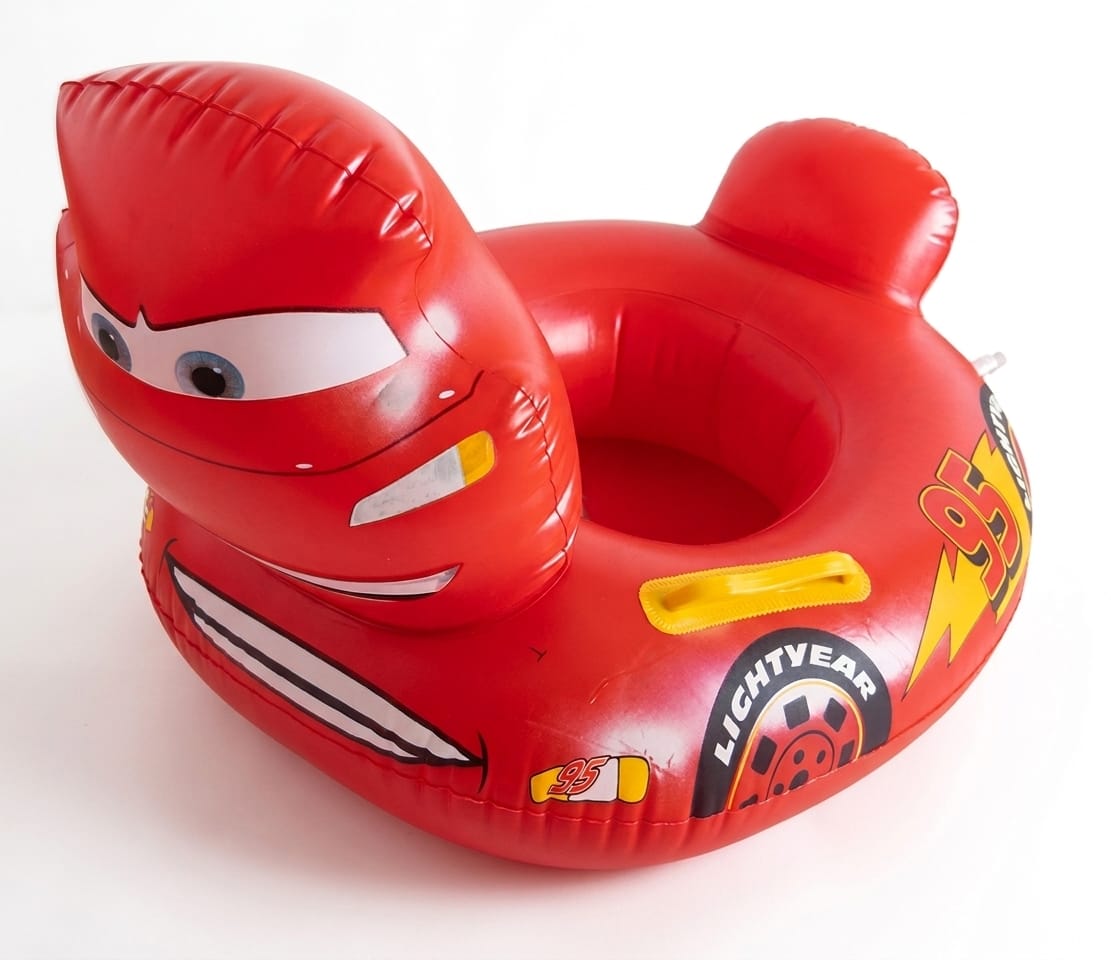 Cars Swimming Float, Inflatable Waist Float Ring