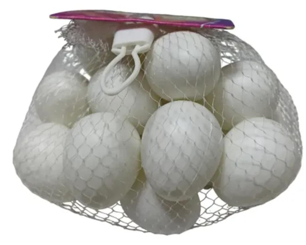 White Plastic Eggs, Fake Easter Egg