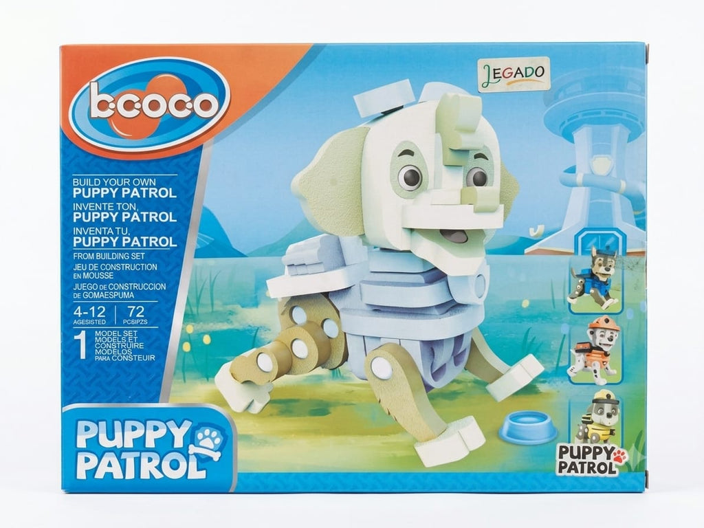 puppy patrol model set build - pink
