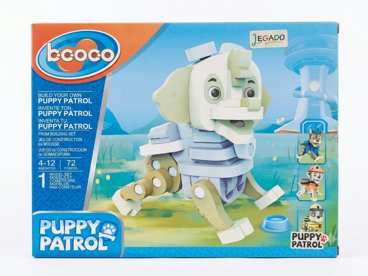 puppy patrol model set build - pink