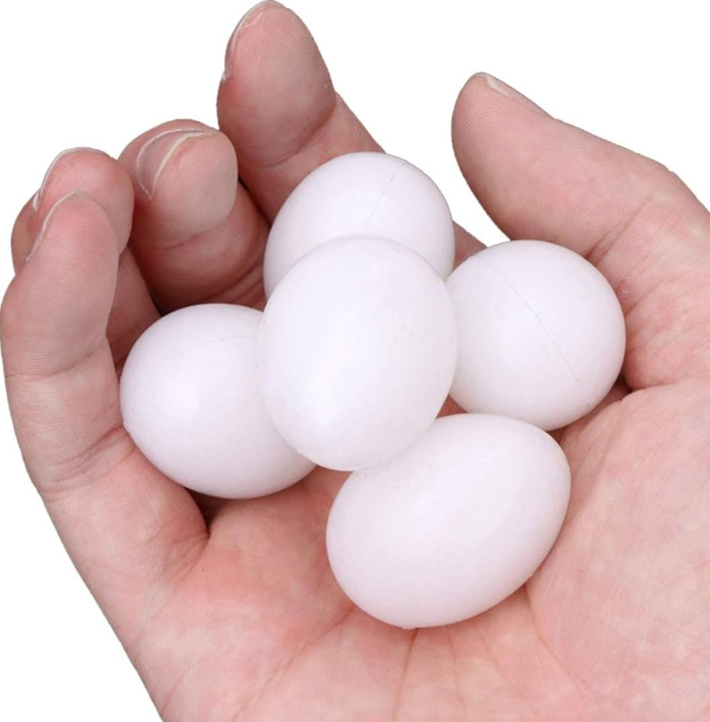 White Plastic Eggs, Fake Easter Egg