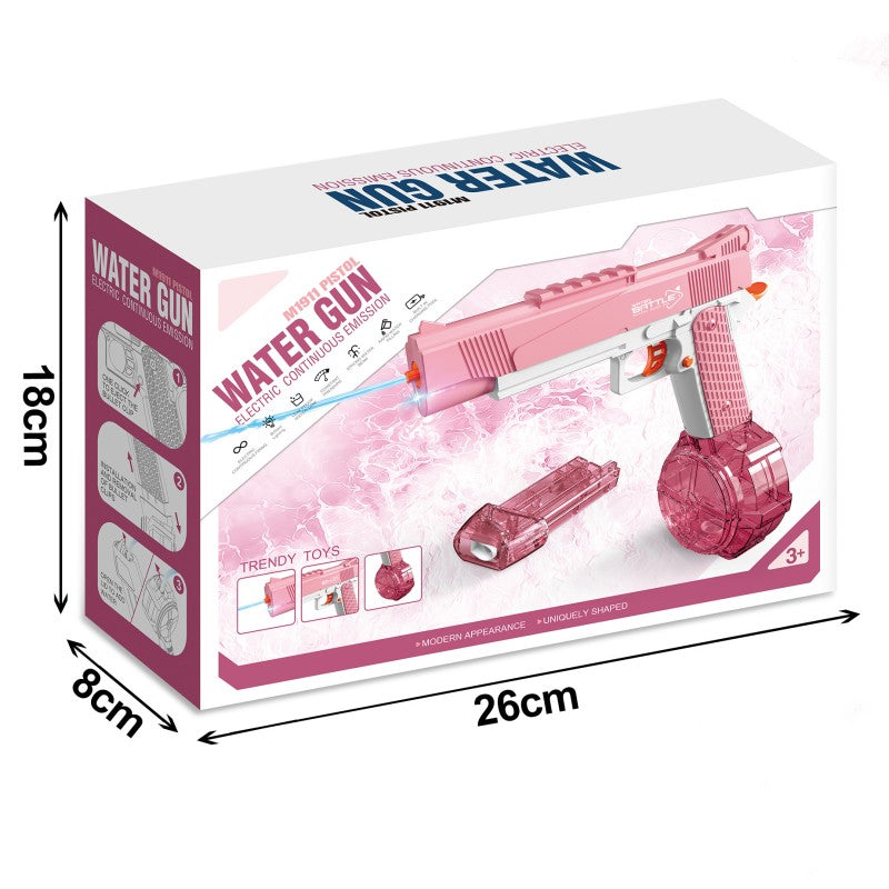 Rechargeable Automatic Water Gun Toy with light