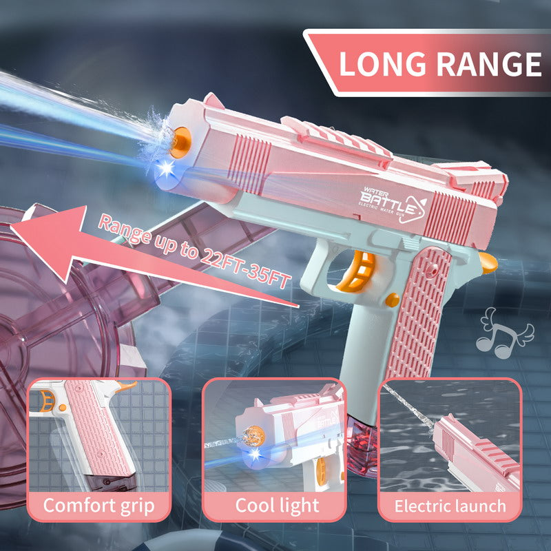 Rechargeable Automatic Water Gun Toy with light