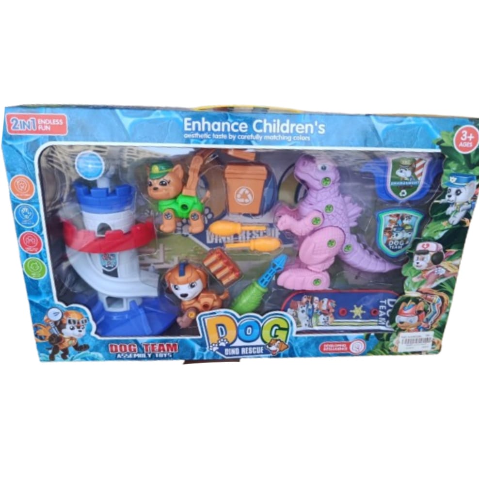 Paw patrol DIY Assembly Character Toy Playset For Kids