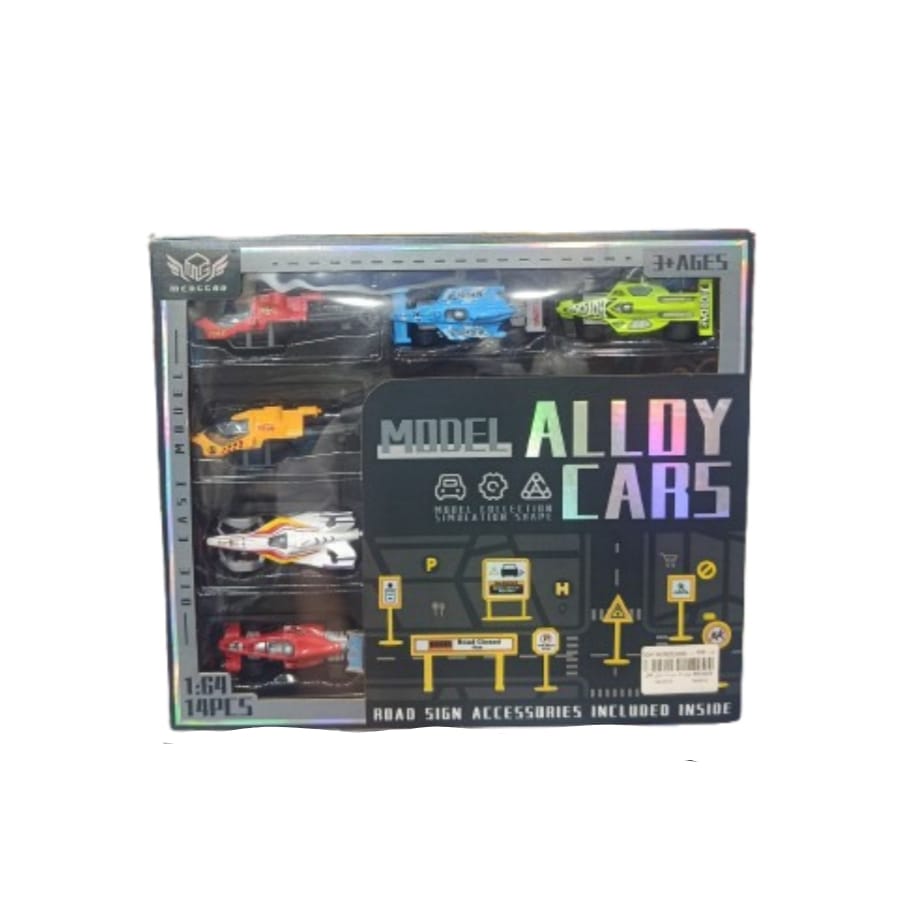 1:64 Scale Die Cast Cars Set - (14 Pieces)