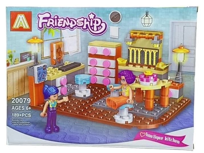 Friendship Boutique Kitchen Building Blocks, 189 Pieces, NO-20079