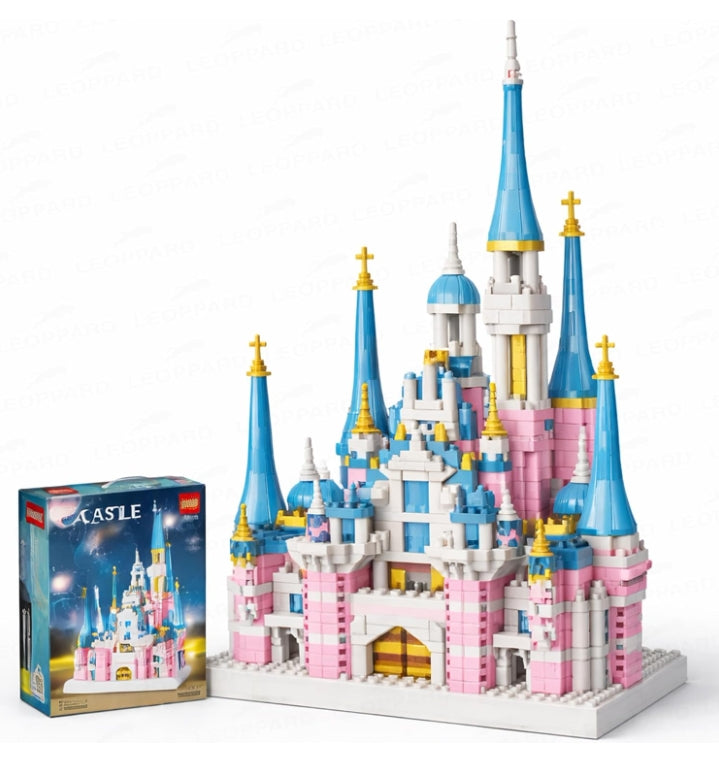 The Little Ones Building & Construction Sets - 1300+ PCS Castle Building Block Toys for Girls Toys for Kids Birthday Gifts DIY STEM Educational Toys for Girls Aged 8-14 Years[ Princess Castle NEW]