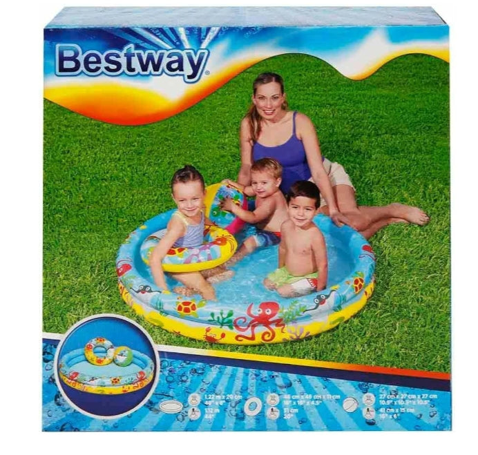 Bestway Φ48" x H8"/Φ1.22m x H20cm Play Pool Set