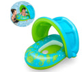 A unique boat-shaped children's float with a sunshade – provides a fun and safe swimming