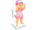 Swimming Baby Doll with Movable Joint Battery Powered Breaststroke Swimming Doll with Detachable Suit Cute Realistic Waterproof Baby Doll for Pool Bathtub, No Battery