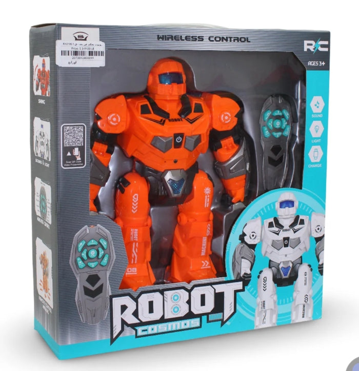 Cosmos Robot Wireless Remote Control Toy – Orange