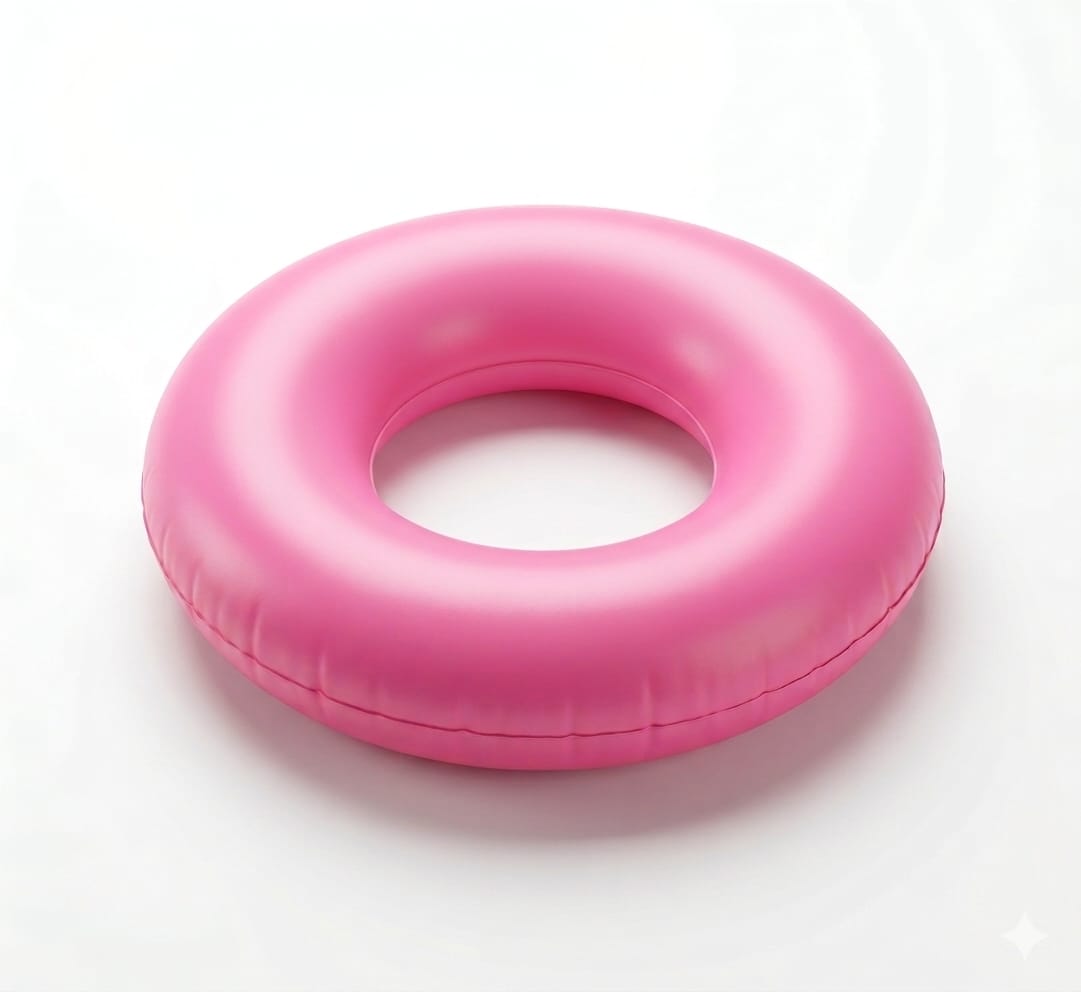 Pink Swimming Ring size 80cm