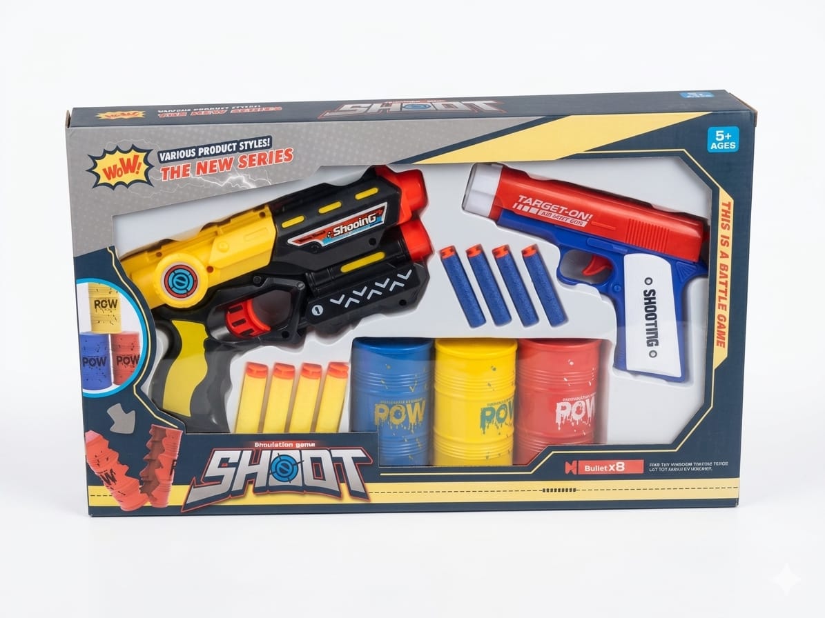 2-piece cork gun set - 52 cm