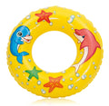 90cm Round Plastic Baby Swimming Float - Yellow