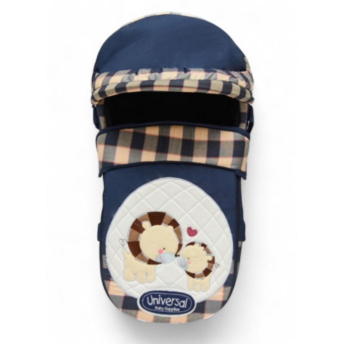 Portable Baby Crib - Polyester Blend - Multicolor