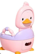 Duck-shaped baby potty