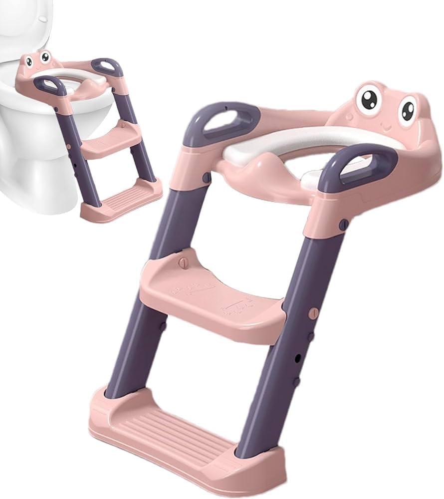 Potty Ladder for Kids Easy to Climb to the Base of the Bathroom