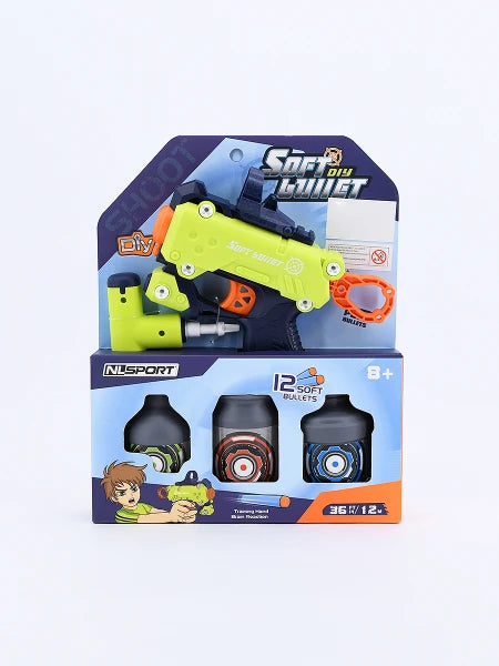 GUN WITH CANS - green