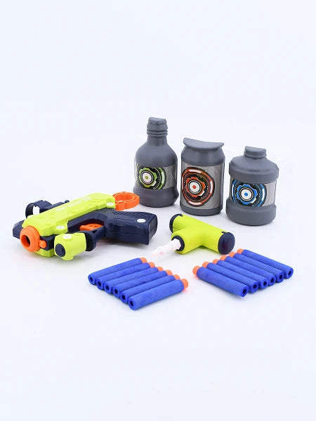 GUN WITH CANS - green